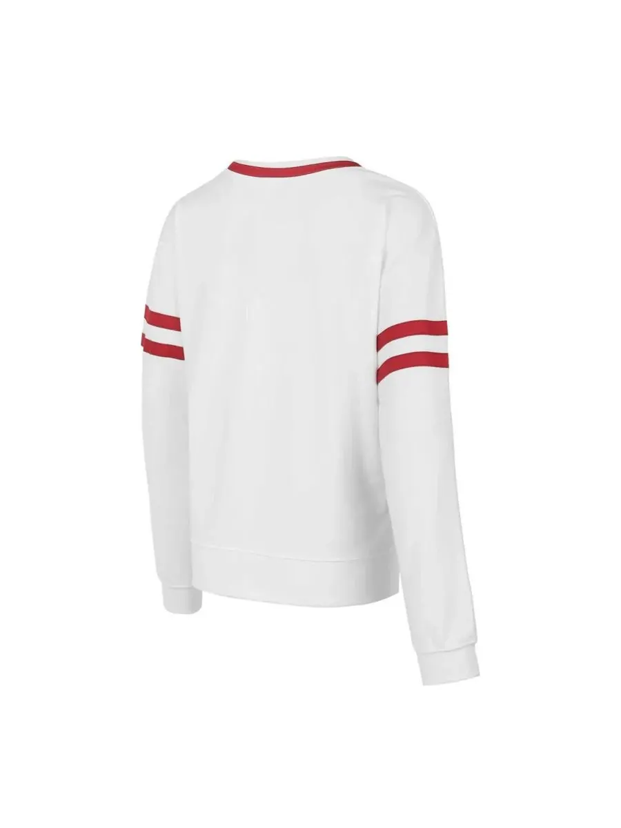 Concepts Sport Женская белая футболка с длинным рукавом Concept Sport Arkansas Razorbacks Borough — изображение 2 из 3, белый