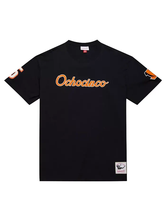 Мужская футболка с ником Chad Johnson, черная, Cincinnati Bengals, бывший игрок Mitchell & Ness — изображение 3 из 3