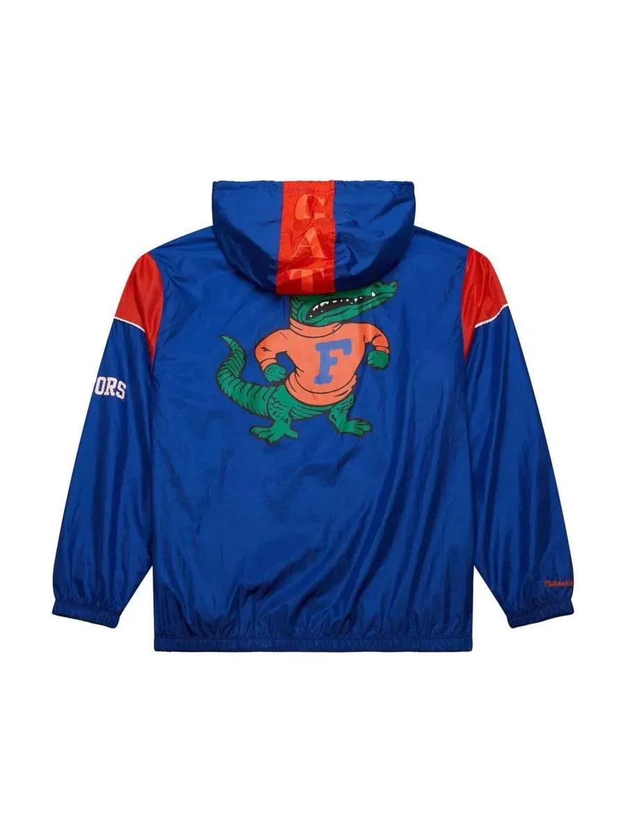 Мужская куртка-анорак Royal Florida Gators с винтажным логотипом и застежкой-молнией до середины — изображение 2 из 3
