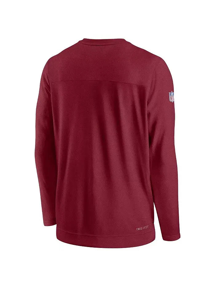 Мужская футболка с длинным рукавом Cardinal Arizona Cardinals Lockup Performance Nike — изображение 3 из 3