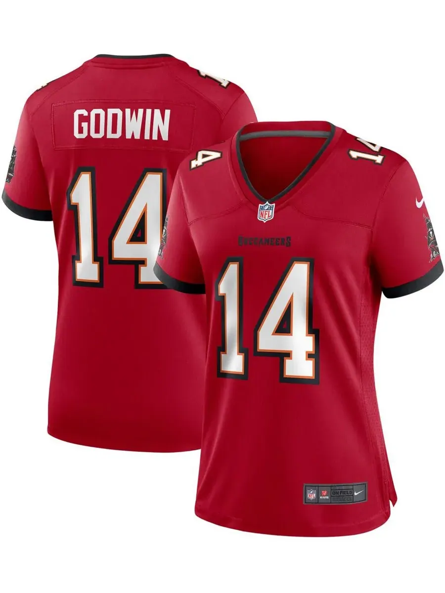 Женская альтернативная игровая футболка Криса Годвина из команды Tampa Bay Buccaneers Nike — изображение 1 из 6, красный
