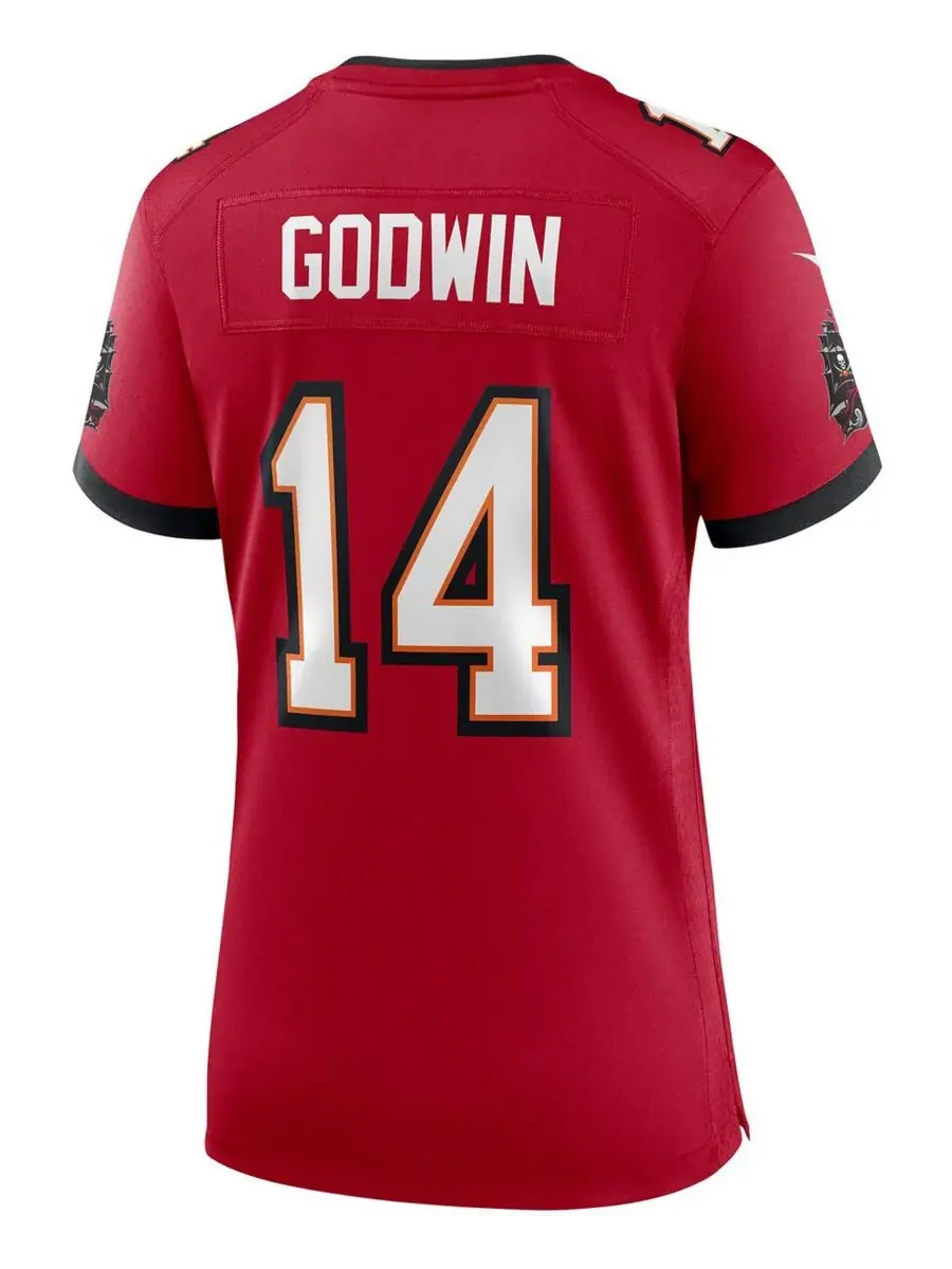 Женская альтернативная игровая футболка Криса Годвина из команды Tampa Bay Buccaneers Nike — изображение 2 из 6, красный