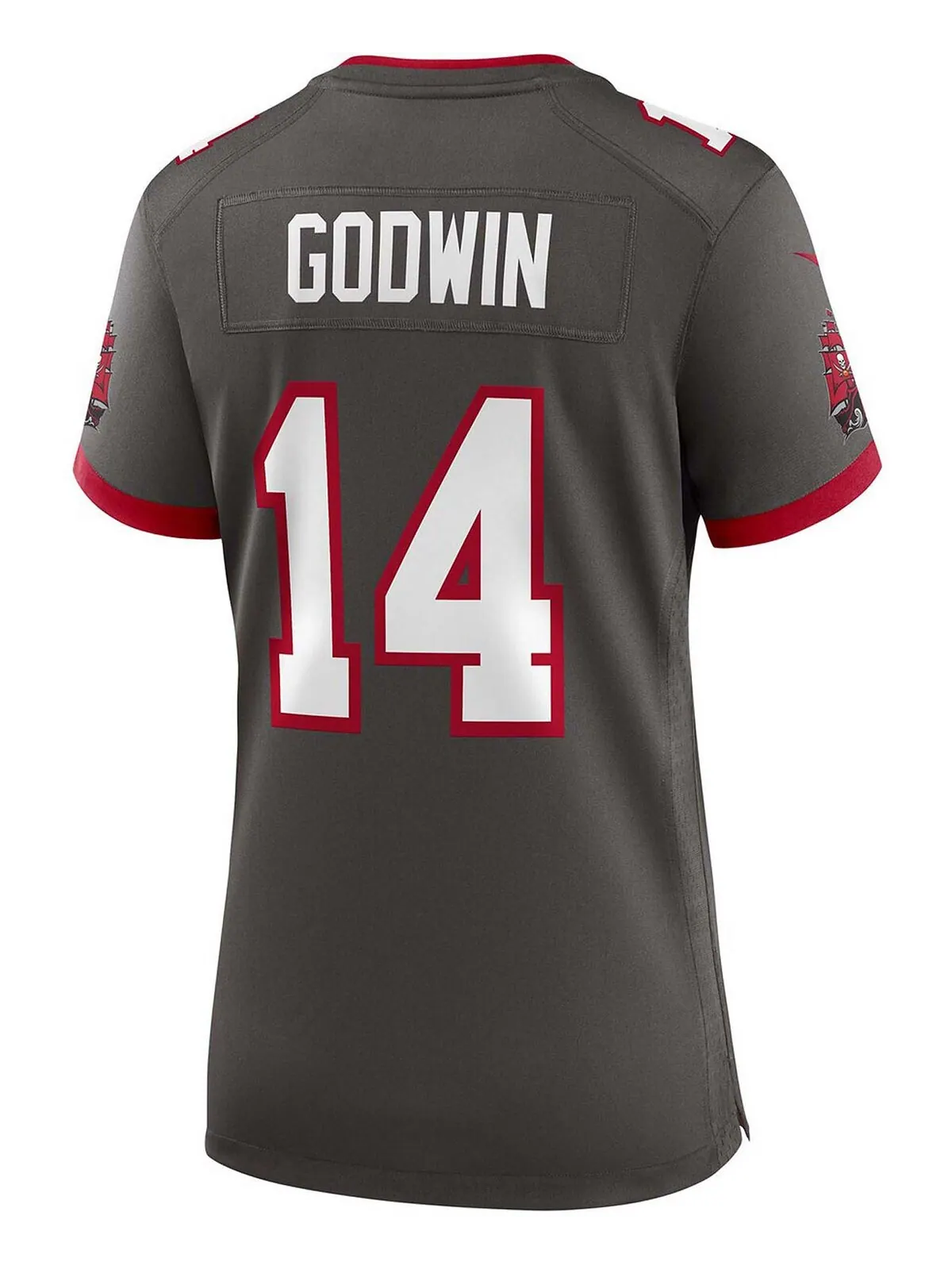 Женская футболка для альтернативной игры Chris Godwin Pewter Tampa Bay Buccaneers Nike — изображение 3 из 3, серебристый