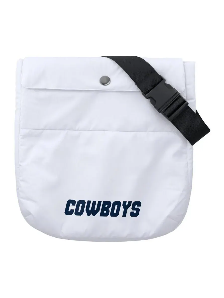 WEAR by Erin Andrews Женская белая пуховая куртка Dallas Cowboys Packaway на молнии — изображение 4 из 4, белый