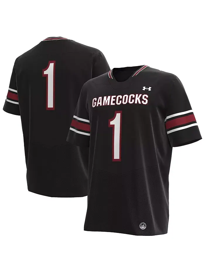 Мужская черная футбольная майка South Carolina Gamecocks Premier Under Armour — изображение 1 из 3