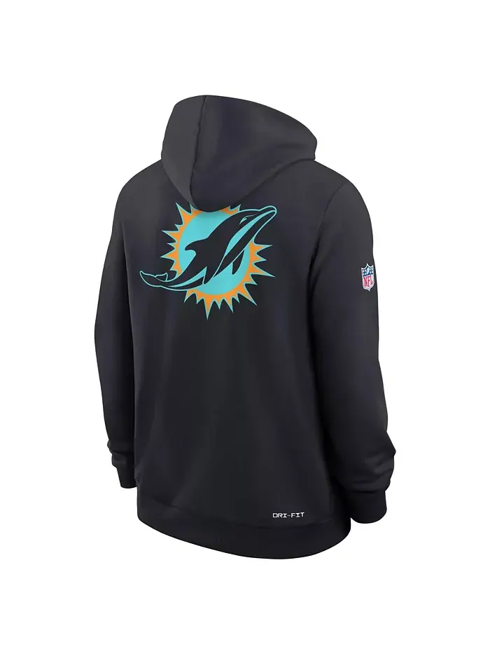 Мужская темно-синяя толстовка Miami Dolphins 2025 NFL Rivalries Sideline Dri-Fit Nike — изображение 3 из 4