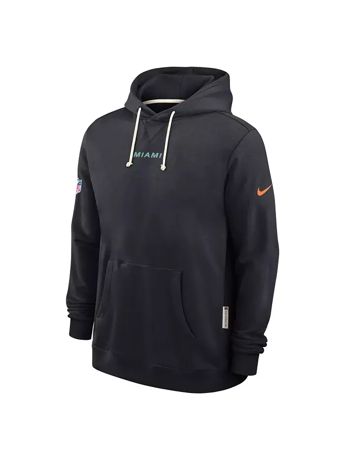 Мужская темно-синяя толстовка Miami Dolphins 2025 NFL Rivalries Sideline Dri-Fit Nike — изображение 4 из 4