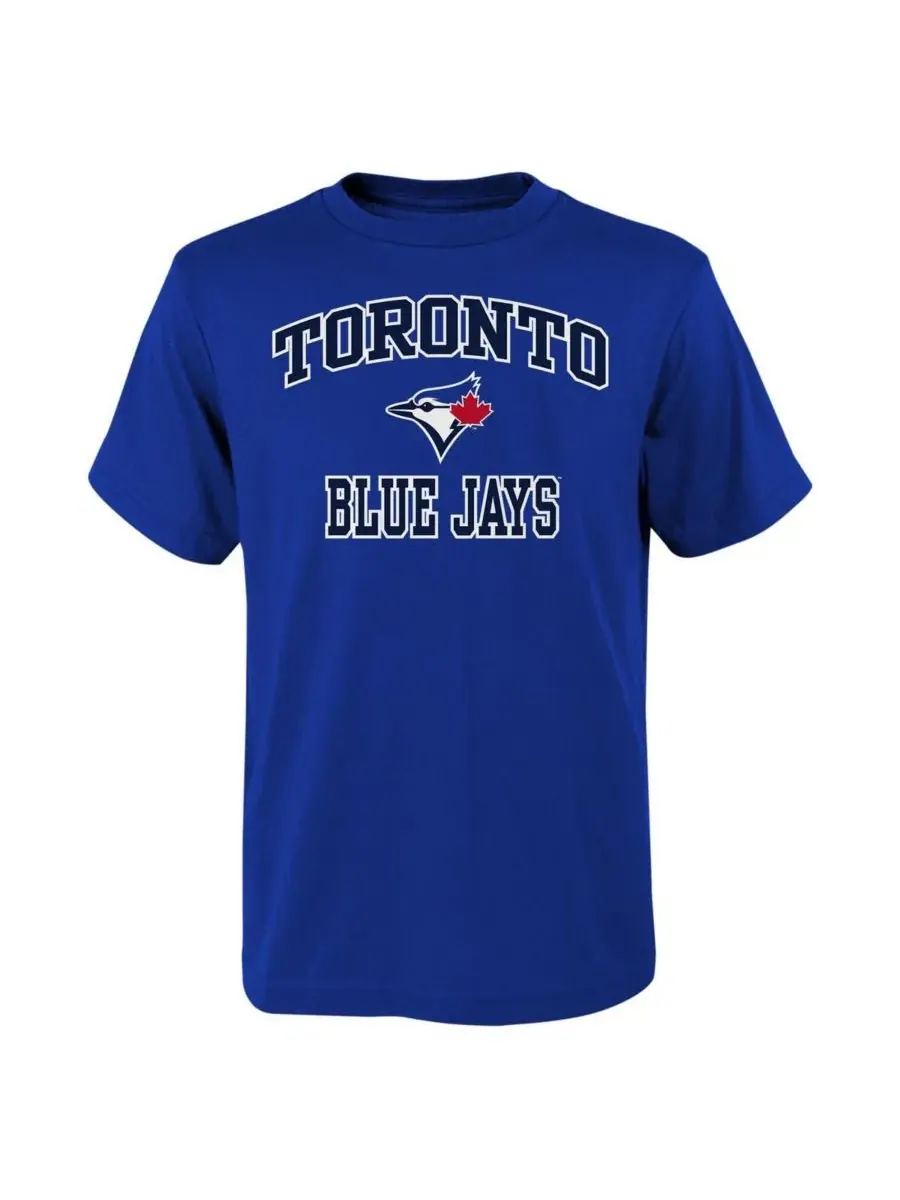 Outerstuff Футболка Big Boys Fanatics Royal Toronto Blue Jays Heart & Soul — изображение 1 из 1, королевский