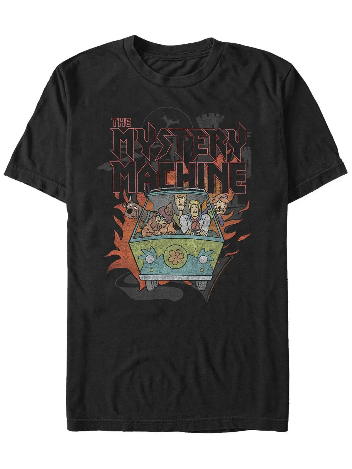 Мужская футболка с коротким рукавом metal mystery machine scooby-doo Fifth Sun — изображение 1 из 1, черный