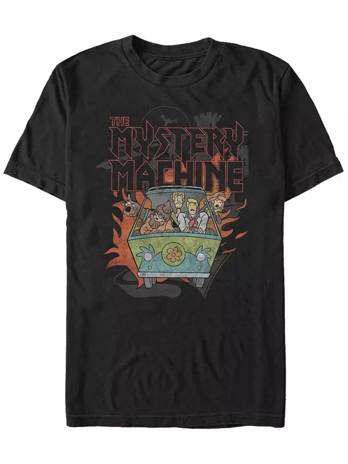 Футболка с коротким рукавом для мужчин Scooby-Doo Metal Mystery Machine Fifth Sun — изображение 1 из 1