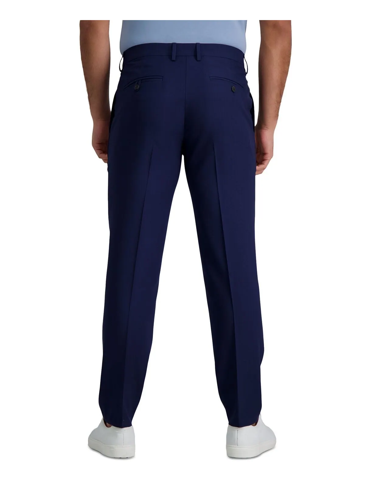 Мужские брюки узкого кроя Smart Wash Tech Suit Haggar — изображение 2 из 3, синий