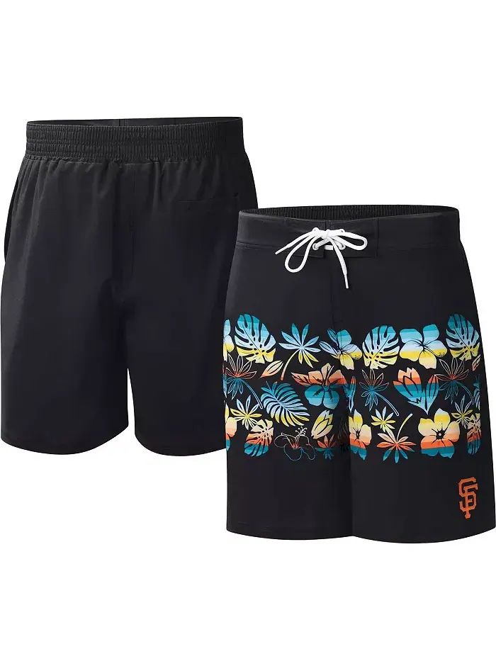 Мужские черные плавательные шорты San Francisco Giants Breeze Volley G-III Sports by Carl Banks — изображение 1 из 3