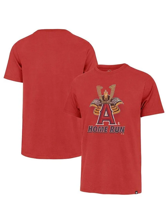 Мужская красная футболка Los Angeles Angels HR Celebration '47 Brand — изображение 1 из 2, красный