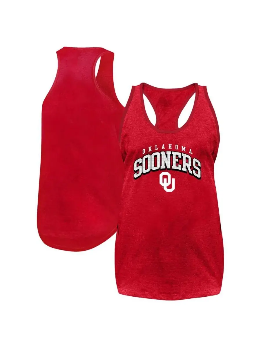Fanatics Женская майка большого размера "Crimson Oklahoma Sooners" — изображение 1 из 3, красный
