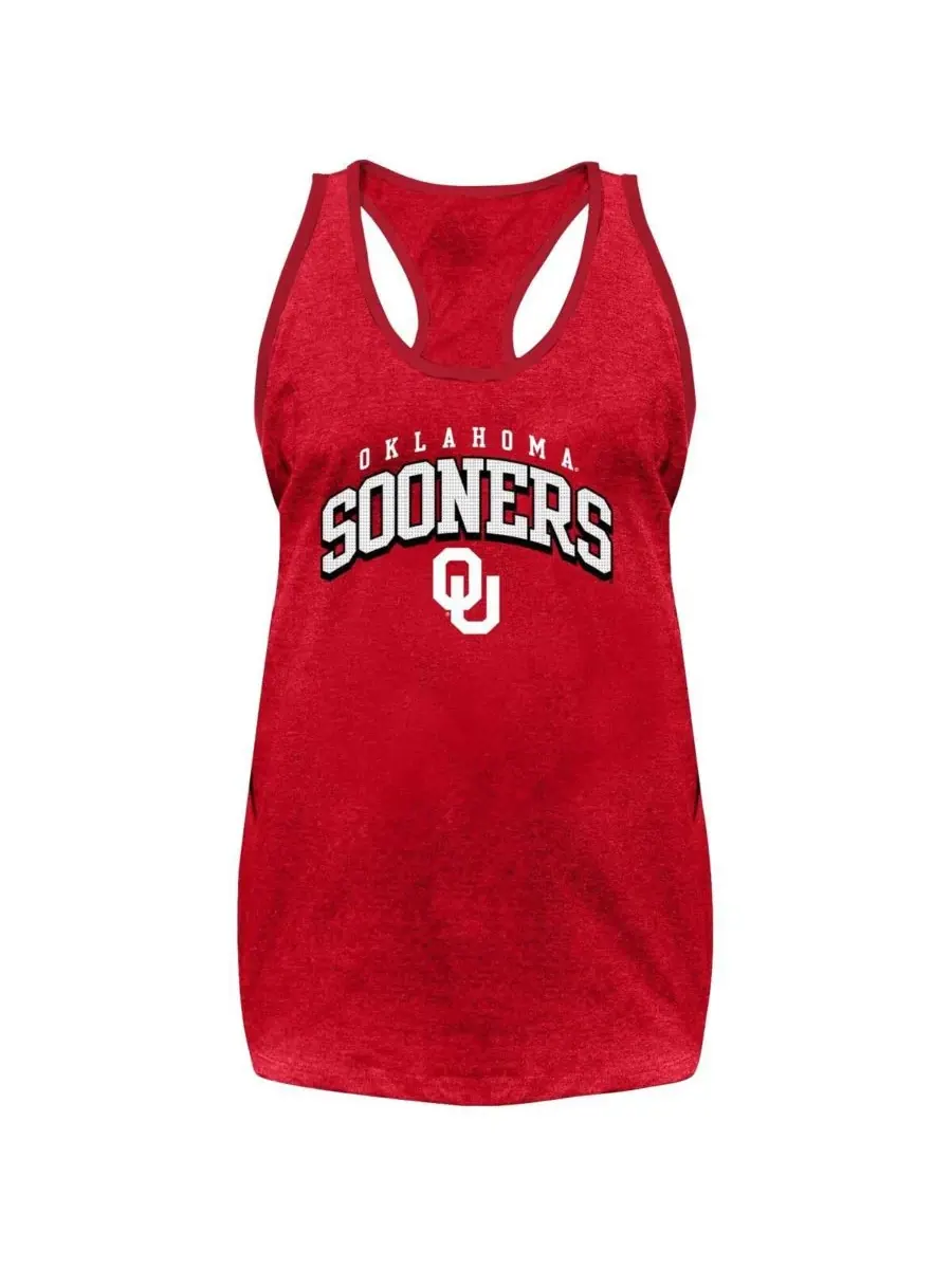 Fanatics Женская майка большого размера "Crimson Oklahoma Sooners" — изображение 2 из 3, красный
