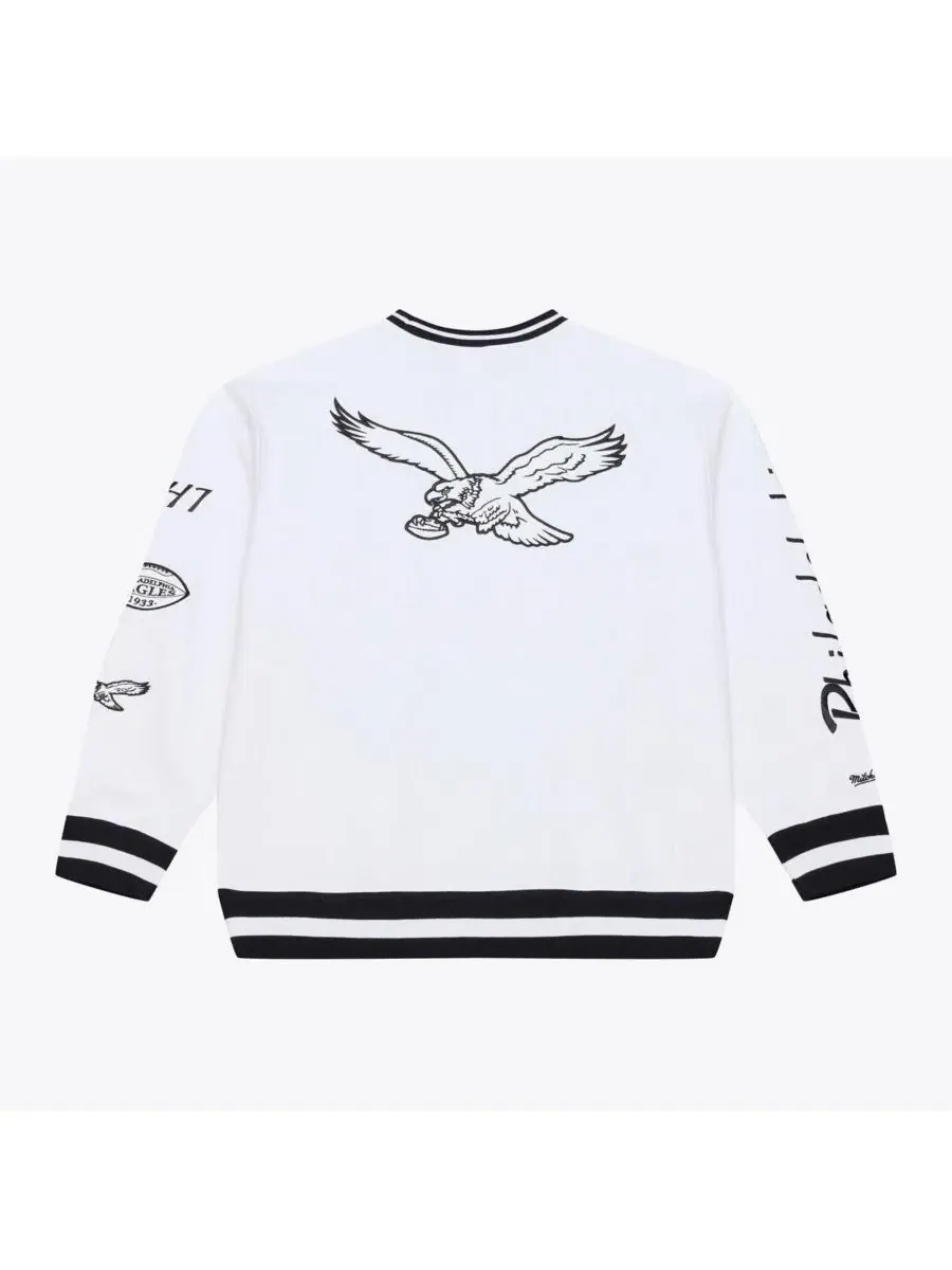 Свитшот Arctic Fleece Mitchell & Ness — изображение 4 из 4, белый