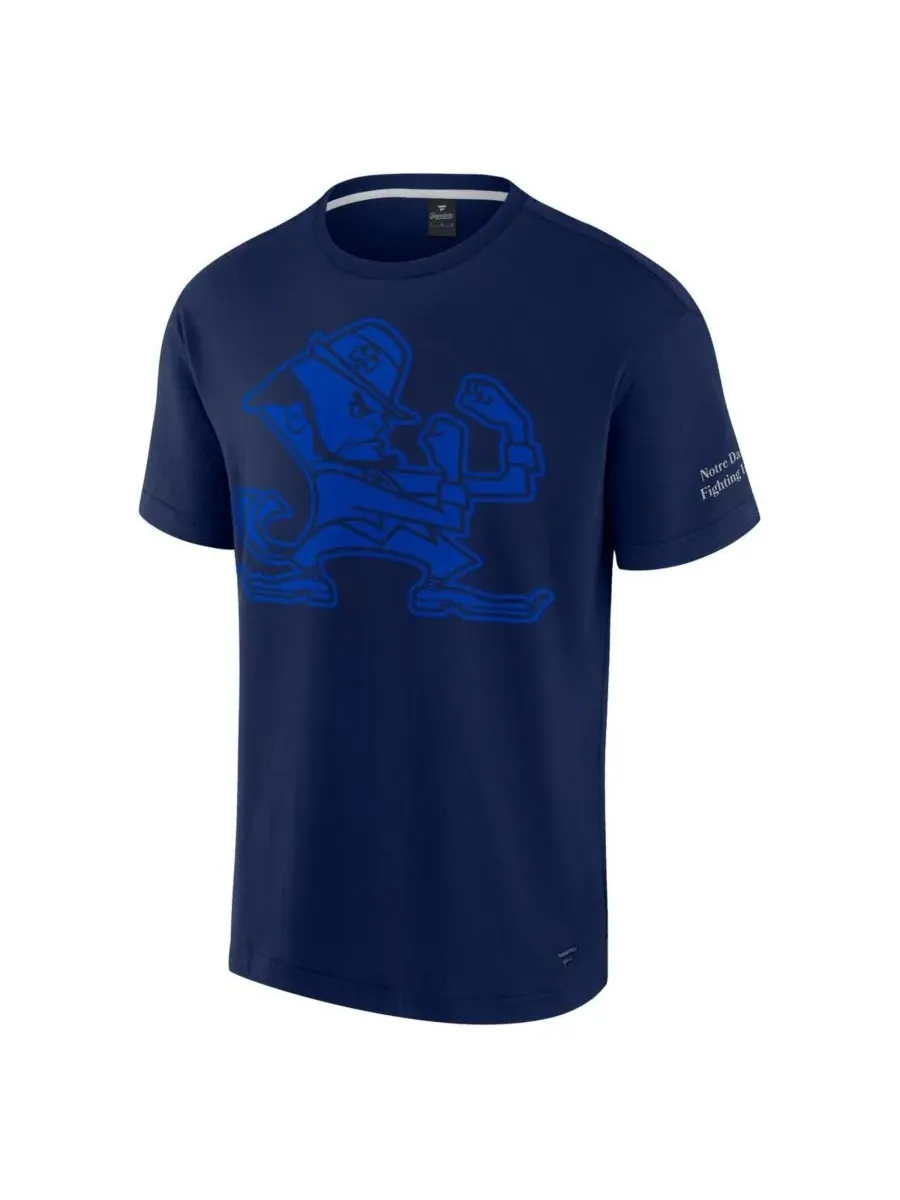 Fanatics Мужская темно-синяя культовая футболка Notre Dame Fighting Irish — изображение 2 из 3, темно-синий