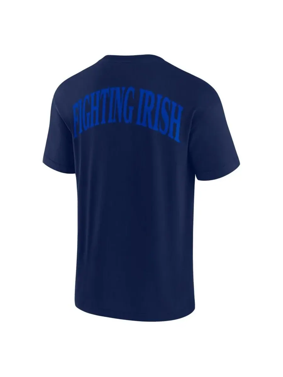 Fanatics Мужская темно-синяя культовая футболка Notre Dame Fighting Irish — изображение 3 из 3, темно-синий