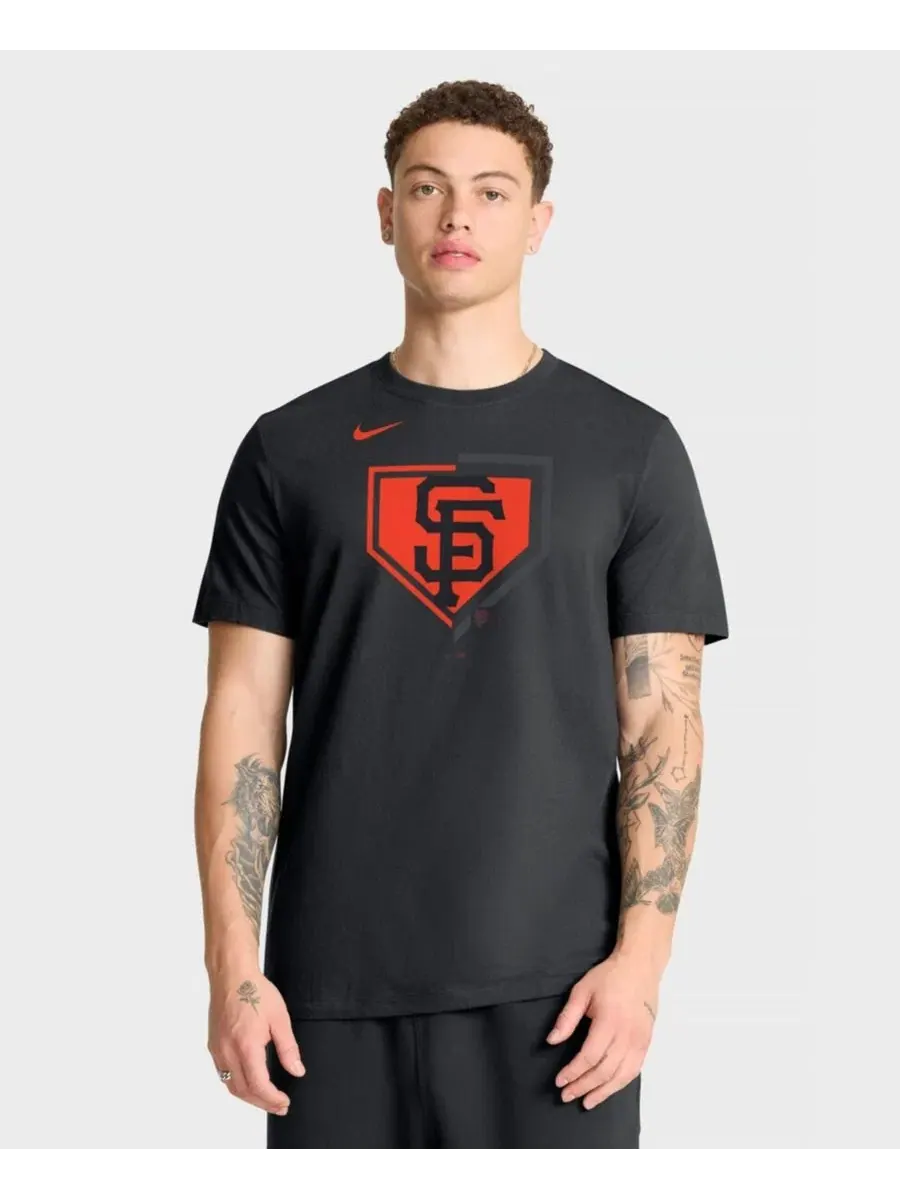 Футболка с коротким рукавом San Francisco Giants Icon Nike — изображение 1 из 4, черный