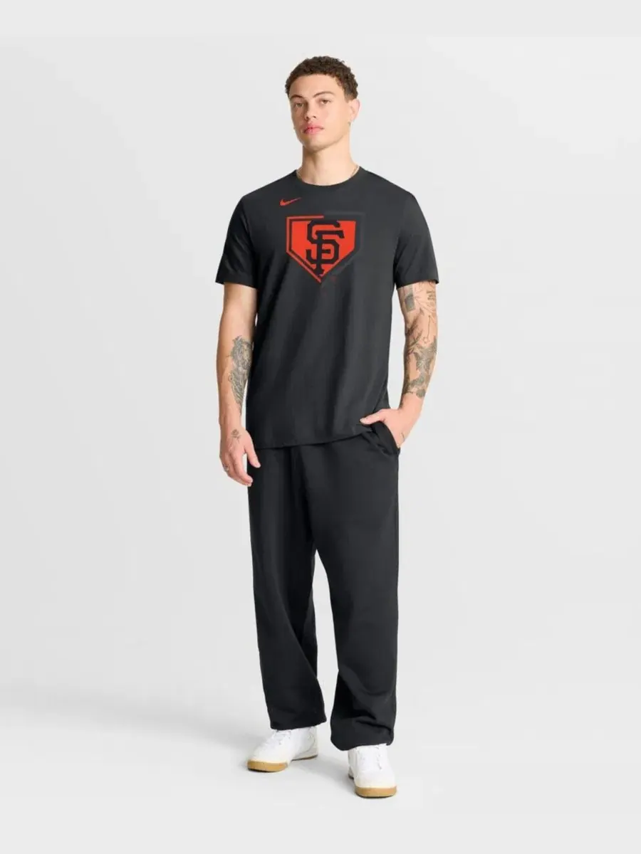 Футболка с коротким рукавом San Francisco Giants Icon Nike — изображение 4 из 4, черный