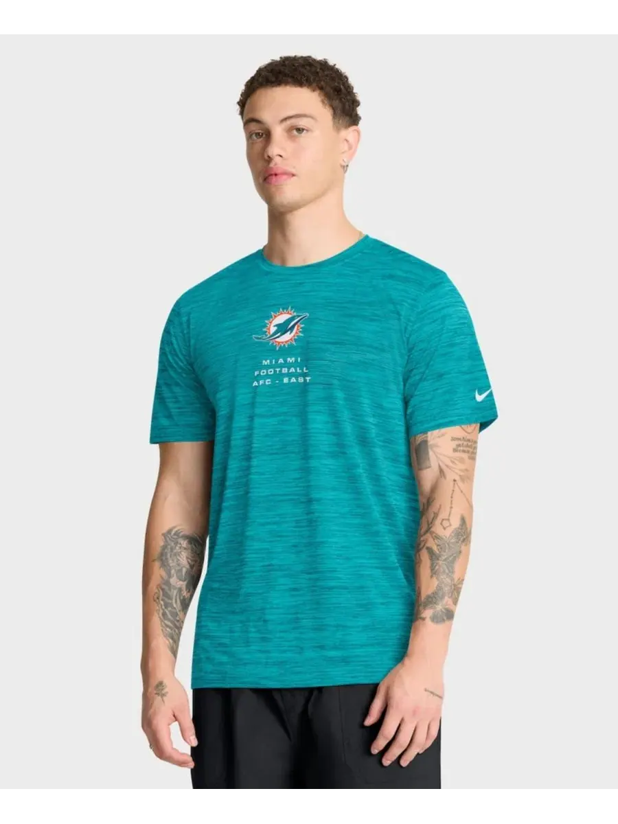 Футболка с коротким рукавом Velocity Ball Carrier Dri-FIT Nike — изображение 1 из 5, голубой