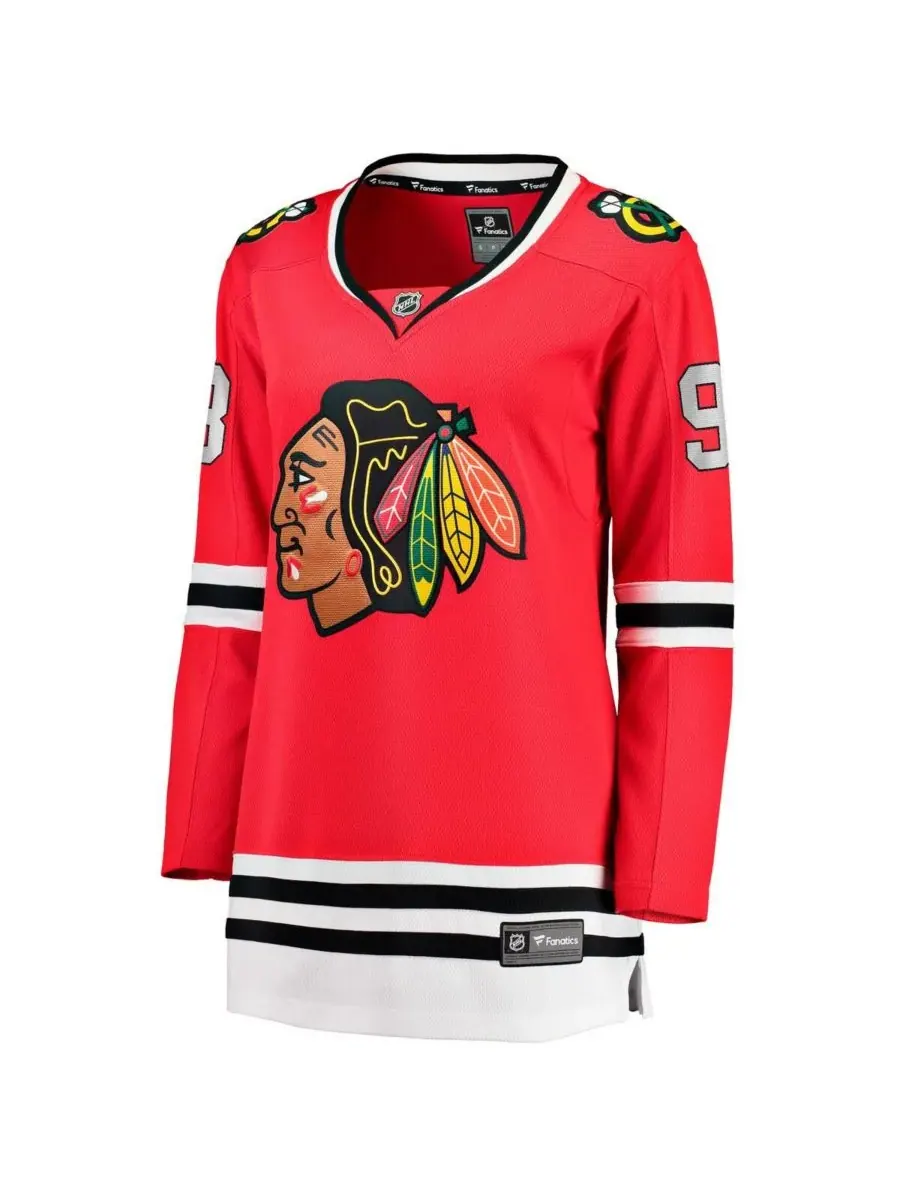 Fanatics Женская красная домашняя футболка Connor Bedard Chicago Blackhawks Breakaway Player Jersey — изображение 3 из 3