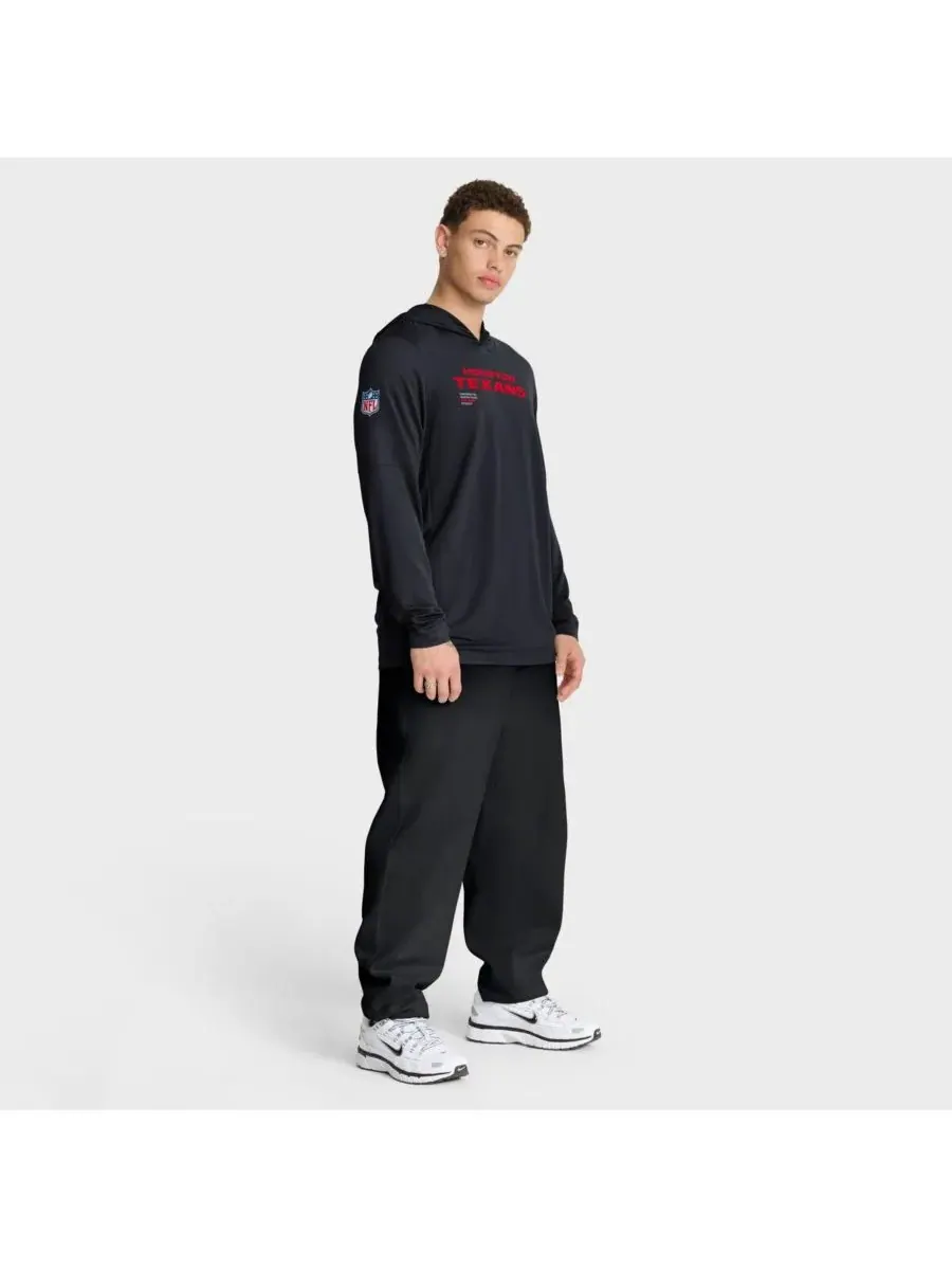 Nike Мужская красная толстовка с длинными рукавами Houston Texans Sideline Pure Fury Performance — изображение 3 из 9