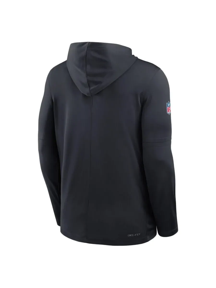 Nike Мужская красная толстовка с длинными рукавами Houston Texans Sideline Pure Fury Performance — изображение 4 из 9