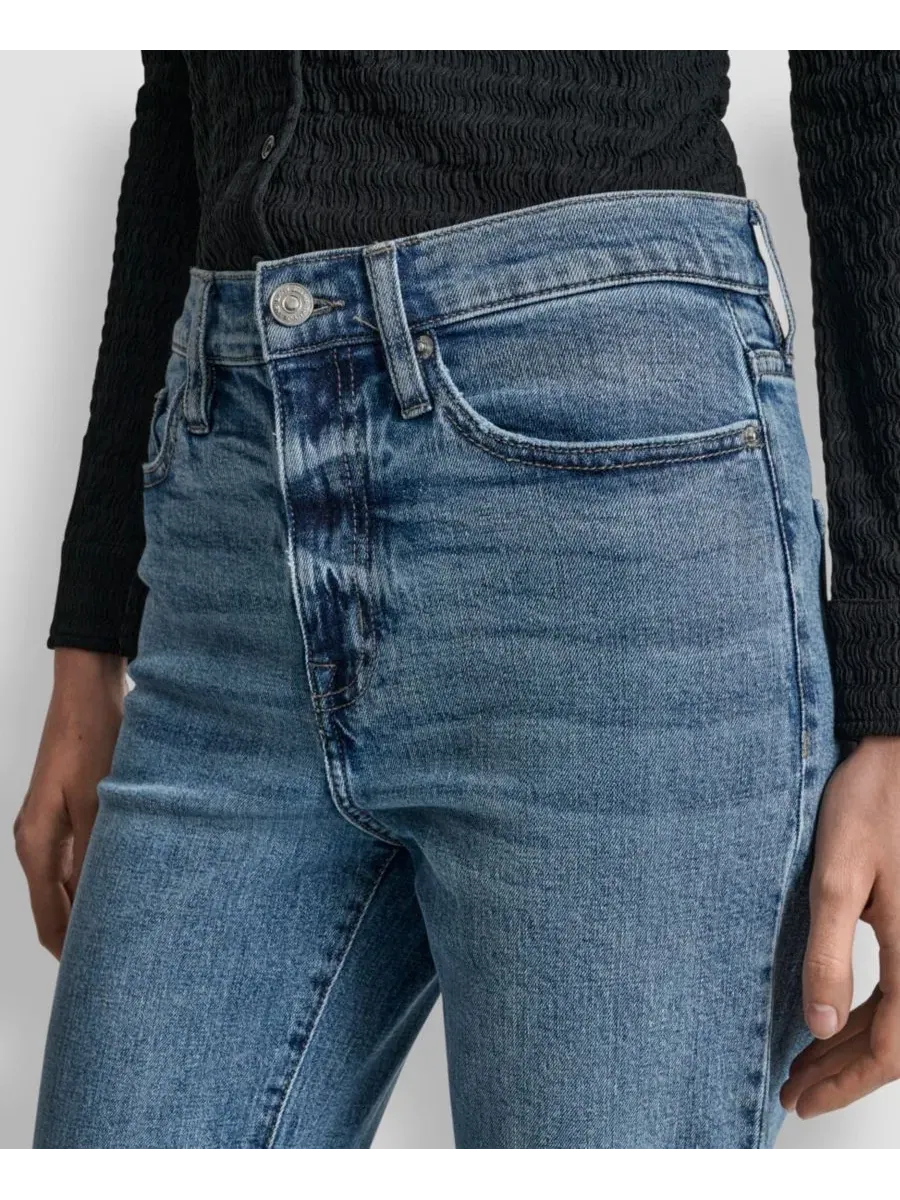 Классические женские джинсы с высокой посадкой DKNY Jeans, Westside — изображение 4 из 6