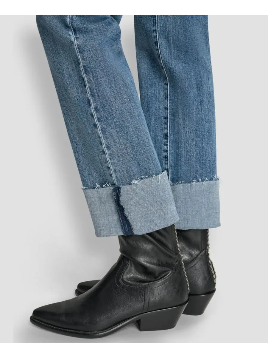 Классические женские джинсы с высокой посадкой DKNY Jeans, Westside — изображение 5 из 6