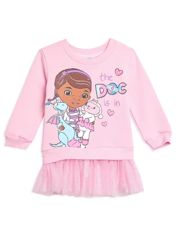 Детское платье-худи из флиса Disney Doc McStuffins — изображение 1 из 3