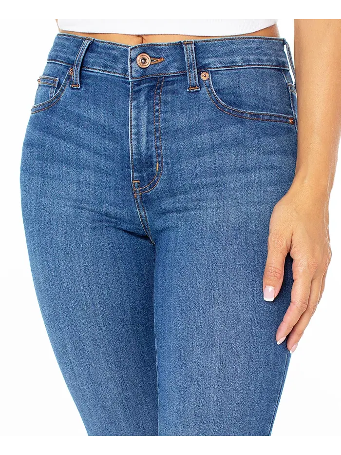 Юношеские облегающие укороченные джинсы с завышенной талией Curvy Mid-Rise Skinny Ankle Celebrity — изображение 4 из 4