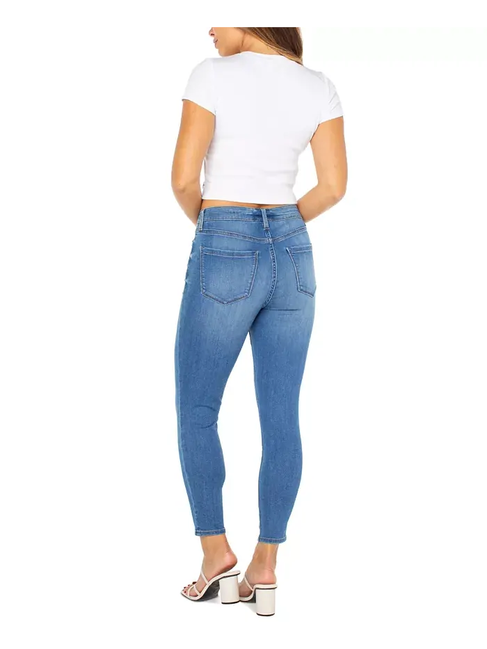 Юношеские облегающие укороченные джинсы с завышенной талией Curvy Mid-Rise Skinny Ankle Celebrity — изображение 2 из 4