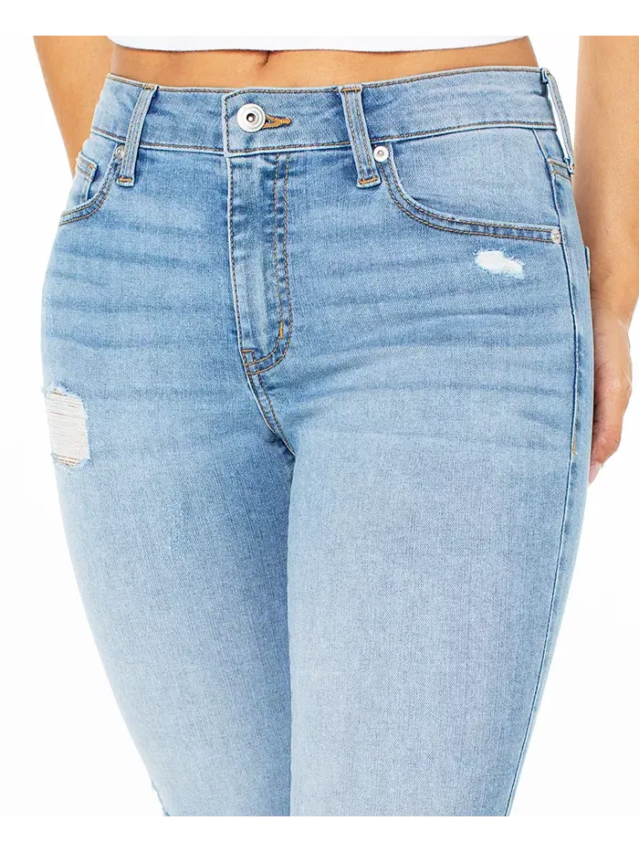 Юношеские облегающие укороченные джинсы с завышенной талией Curvy Mid-Rise Skinny Ankle Celebrity — изображение 4 из 4