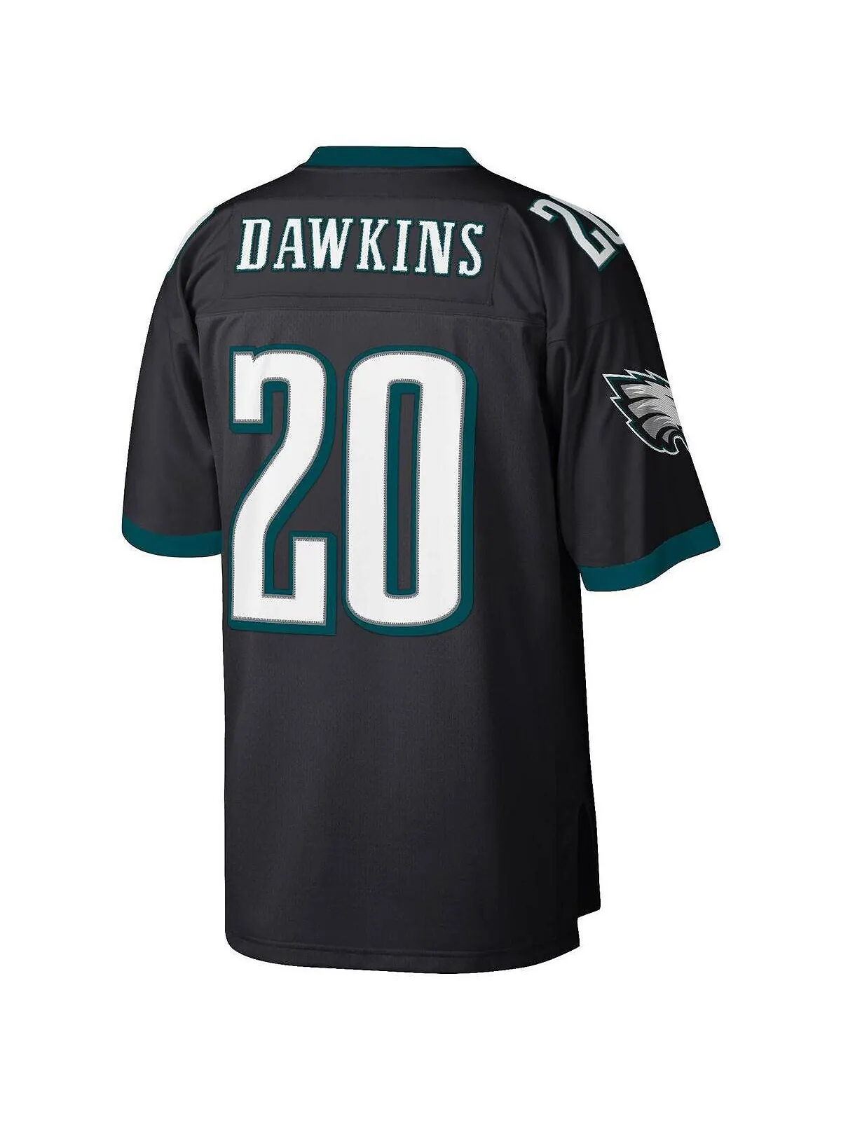 Мужская футболка brian dawkins black philadelphia eagles legacy, копия джерси Mitchell & Ness — изображение 2 из 3, черный
