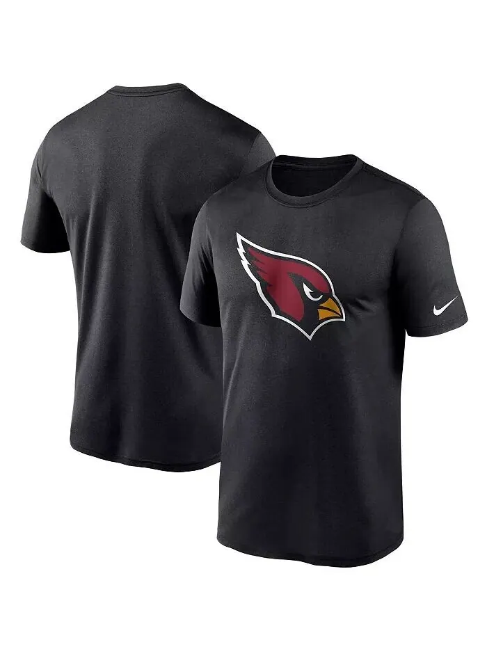 Мужская черная футболка Arizona Cardinals Logo Essential Legend Performance Nike — изображение 1 из 3