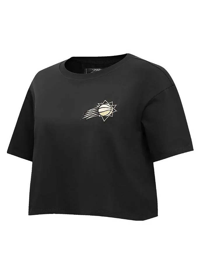 Женская черная футболка свободного кроя Phoenix Suns Holiday Glam Pro Standard — изображение 4 из 4, черный