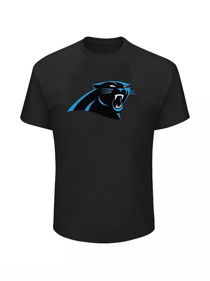Мужская футболка Bryce Young Black Carolina Panthers Big and Tall с именем и номером игрока Fanatics — изображение 2 из 2