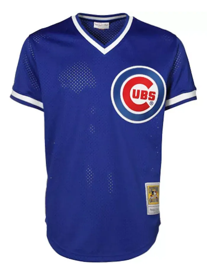 Мужская бейсбольная майка Ryne Sandberg Chicago Cubs Cooperstown Authentic Collection Throwback — изображение 3 из 4