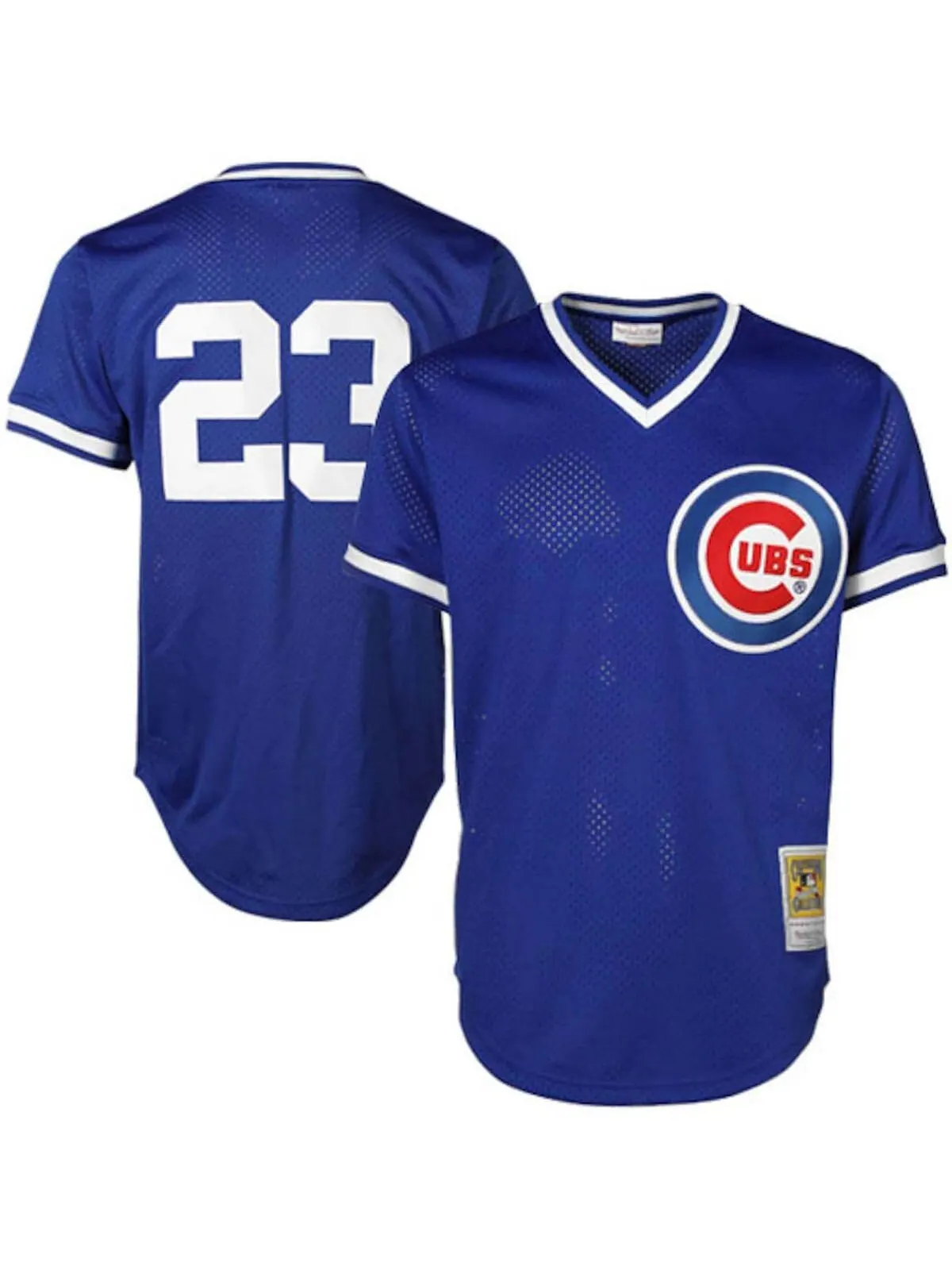 Мужская ryne sandberg chicago cubs cooperstown authentic collection throwback replica jersey — изображение 1 из 4, синий