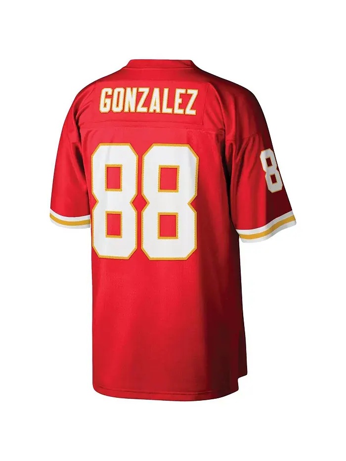Мужская реплика джерси Kansas City Chiefs Legacy красного цвета Tony Gonzalez Mitchell & Ness — изображение 2 из 3