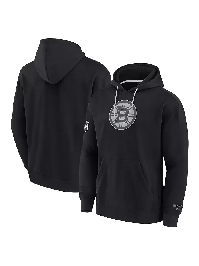 Мужская черная толстовка с капюшоном Boston Bruins Elements Pace Pullover Hoodie Fanatics — изображение 1 из 3