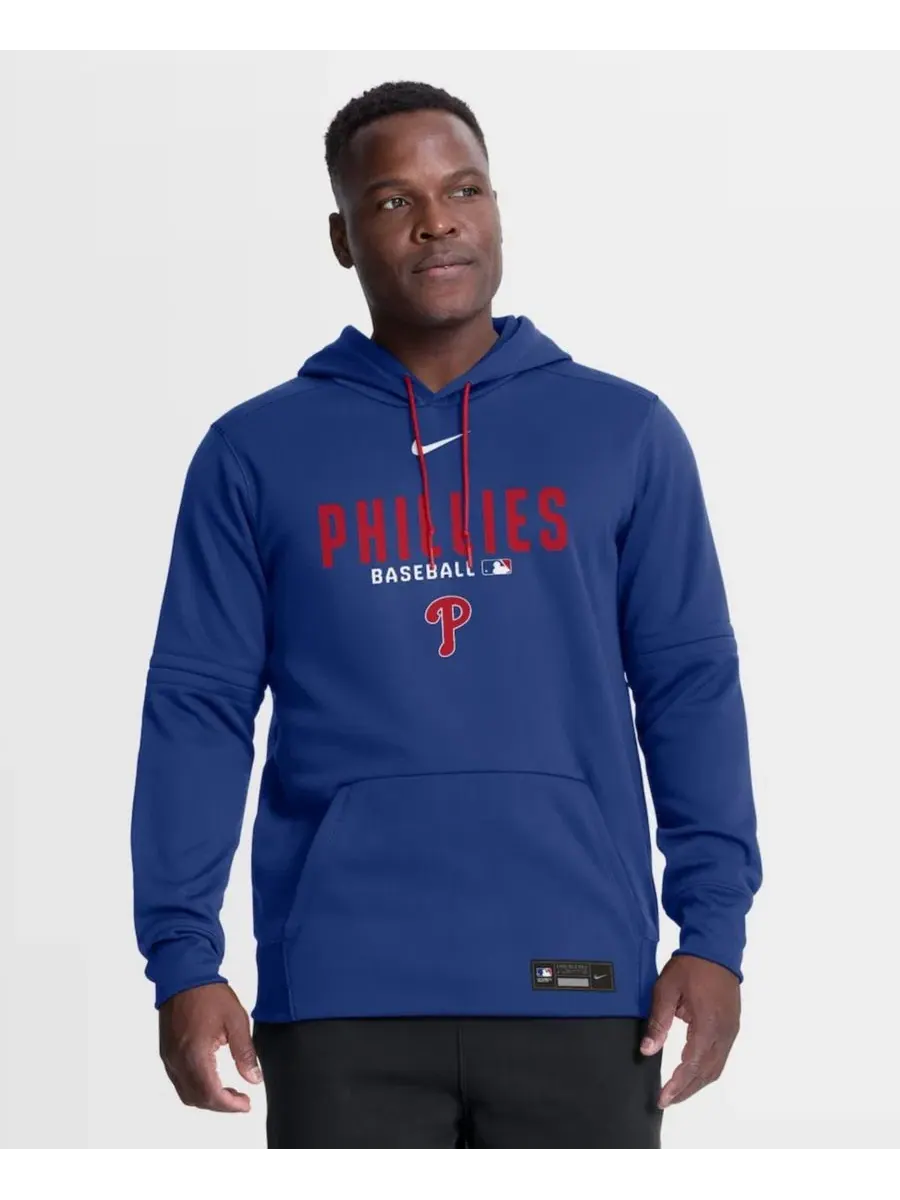 Худи с отстегивающимися рукавами Philadelphia Phillies Authentic Collection Therma-FIT Nike — изображение 1 из 5, красный