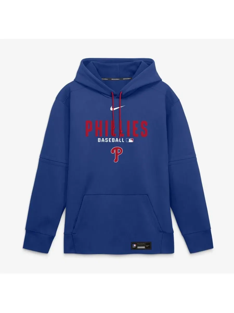 Худи с отстегивающимися рукавами Philadelphia Phillies Authentic Collection Therma-FIT Nike — изображение 2 из 5, красный