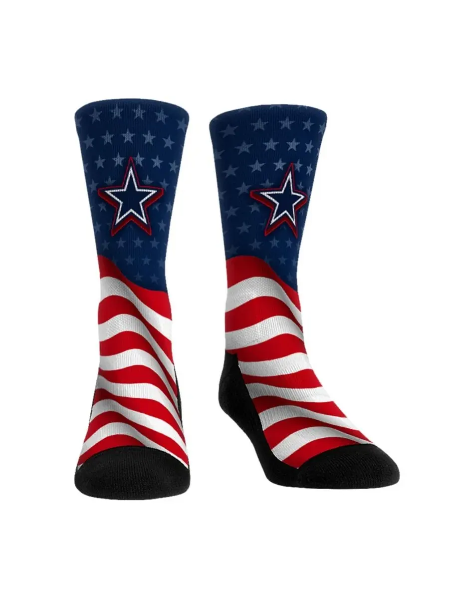 Носки с патриотическим принтом Dallas Cowboys Rock Em Socks — красный
