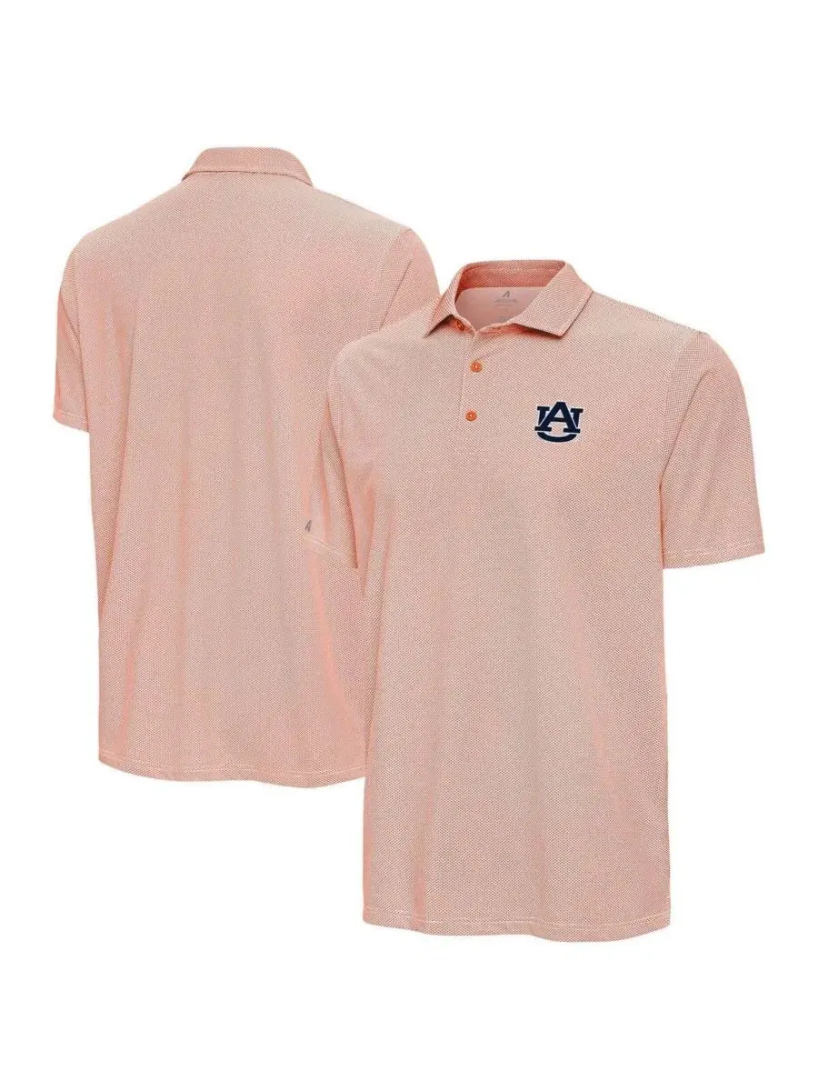 Поло с вышивкой логотипа Auburn Tigers, Pave Polo Antigua