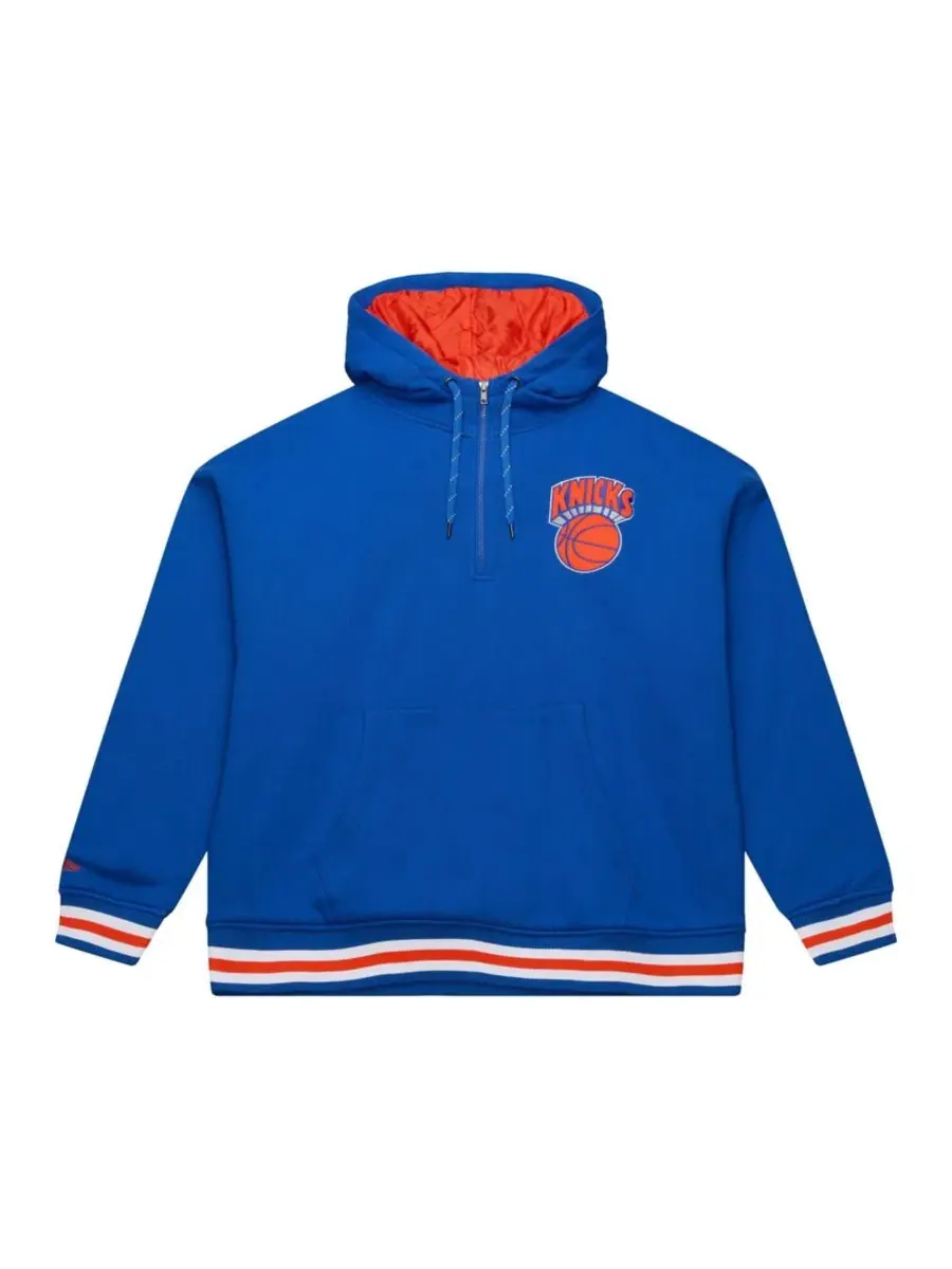 Худи на молнии с квилтингом Throw It Back Mitchell & Ness — изображение 3 из 3, синий