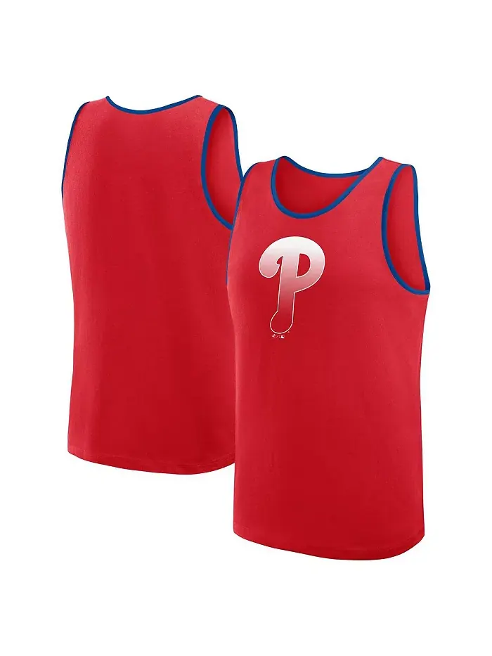 Мужская красная майка Philadelphia Phillies Unmatched Success Logo Athletic — изображение 1 из 3