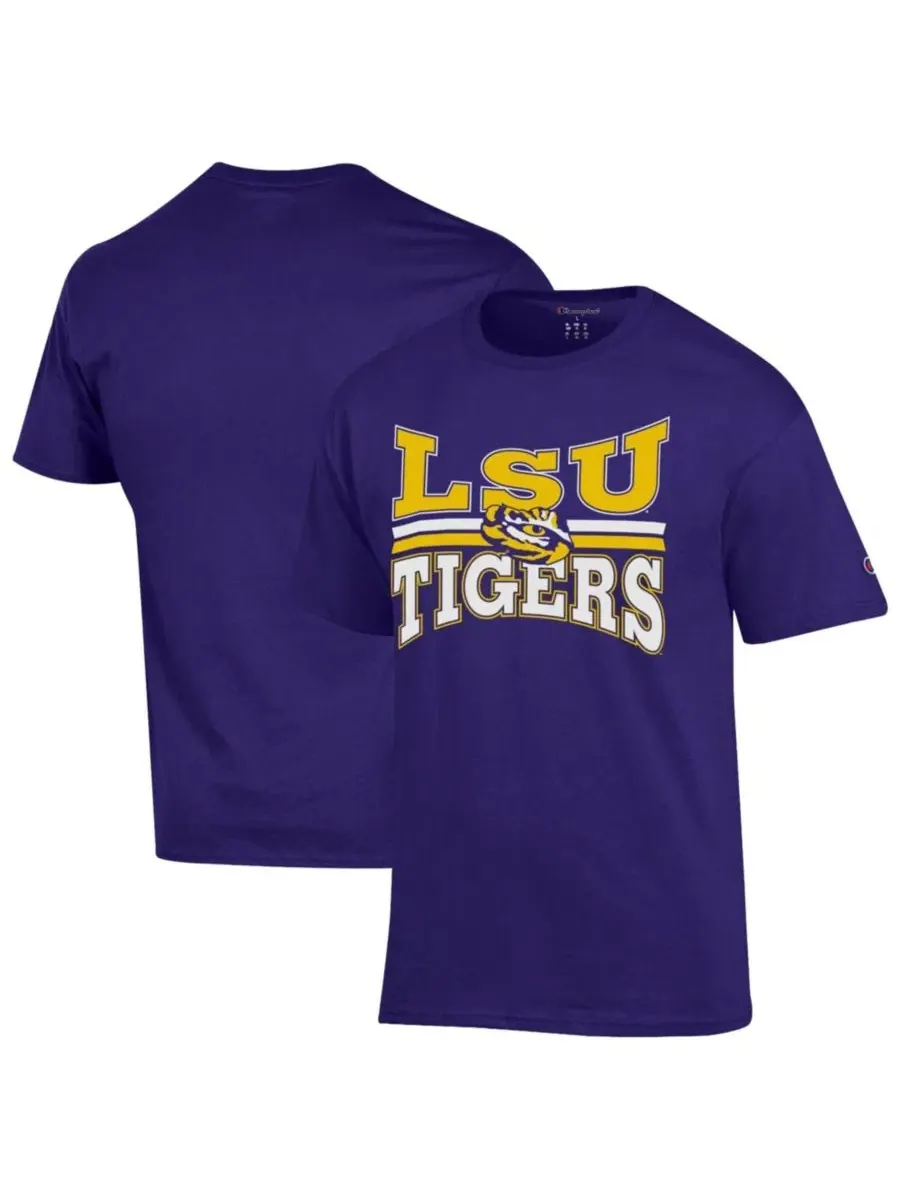 Футболка с принтом LSU Tigers Team Zoom Champion — изображение 1 из 3, фиолетовый