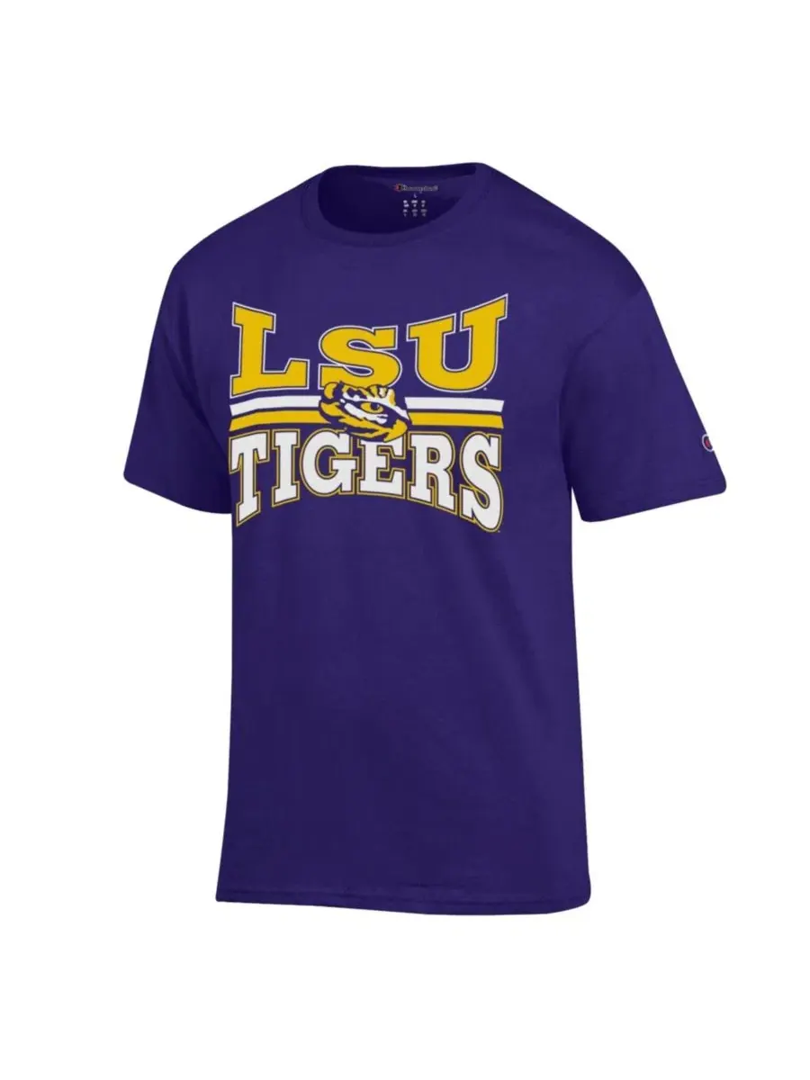 Футболка с принтом LSU Tigers Team Zoom Champion — изображение 2 из 3, фиолетовый